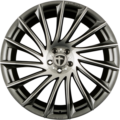 Tomason TN16 dark hyperblack polished Alufelge 8x18 Zoll ET35 LK 5x100 ML63.4 – Bild 7