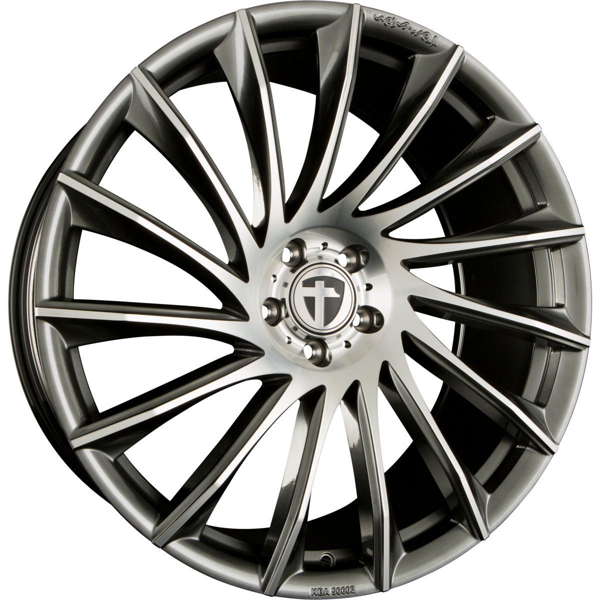 Tomason TN16 dark hyperblack polished Alufelge 8x18 Zoll ET35 LK 5x100 ML63.4 – Bild 8