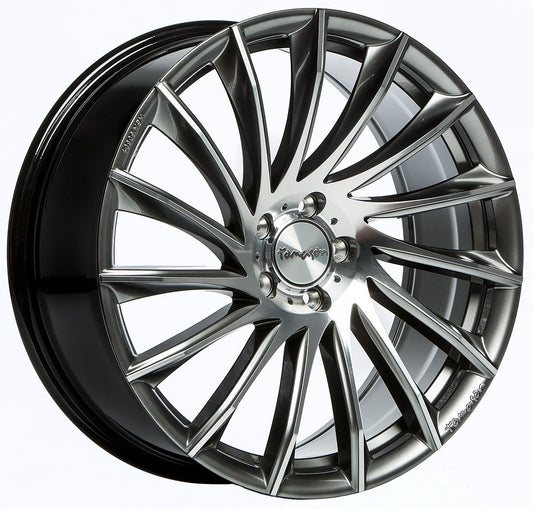 Tomason TN16 dark hyperblack polished 8x18 ET35 - LK5/110 ML65.1