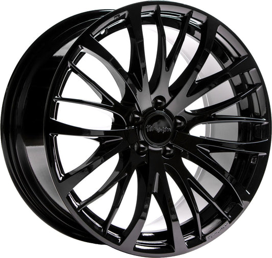 Tomason TN7 black painted 8.5x18 ET30 - LK5/100 ML63.4
