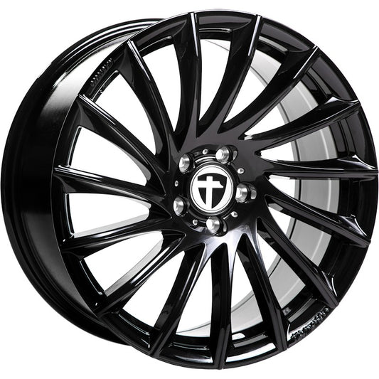 Tomason TN16 black painted 7.5x17 ET35 - LK5/120 ML72.6