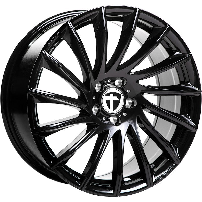 Tomason TN16 black painted 8x18 ET35 - LK4/100 ML63.4