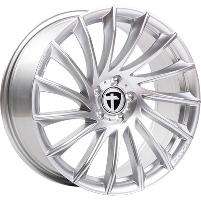 Tomason TN16 bright silver Alufelge 8x18 Zoll ET48 LK 5x112 ML72.6