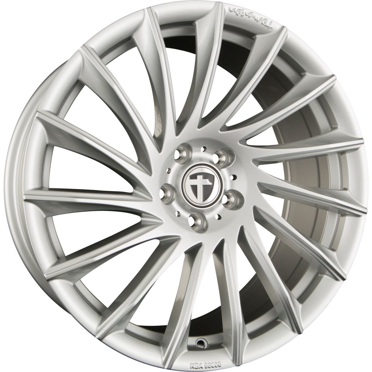 Tomason TN16 bright silver Alufelge 8x18 Zoll ET48 LK 5x112 ML72.6 – Bild 5