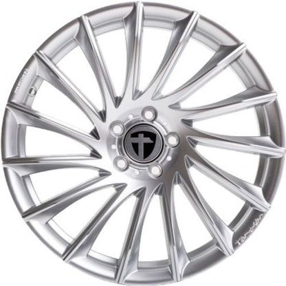 Tomason TN16 bright silver Alufelge 8x18 Zoll ET38 LK 5x120 ML72.6 – Bild 2