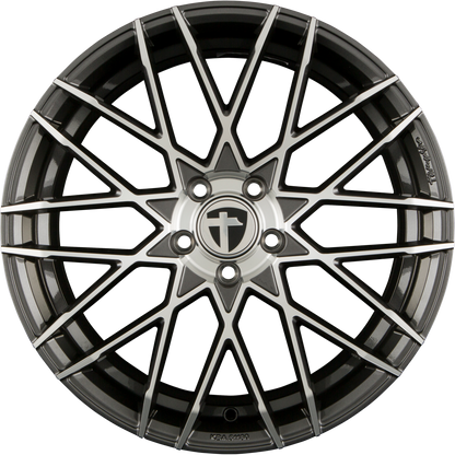 Tomason TN19 dark hyperblack polished Alufelge 8.5x20 Zoll ET30 LK 5x112 ML72.6 – Bild 3