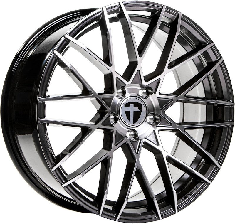 Tomason TN19 dark hyperblack polished Alufelge 8.5x20 Zoll ET45 LK 5x112 ML72.6