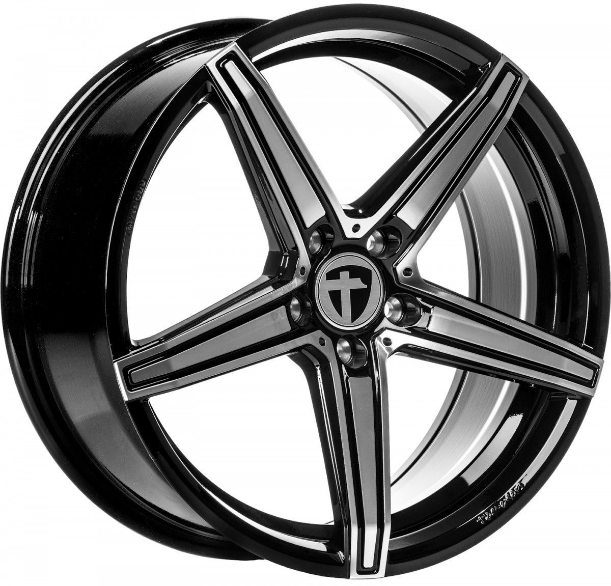 Tomason TN20 dark hyperblack polished 8x18 ET35 - LK5/112 ML72.6