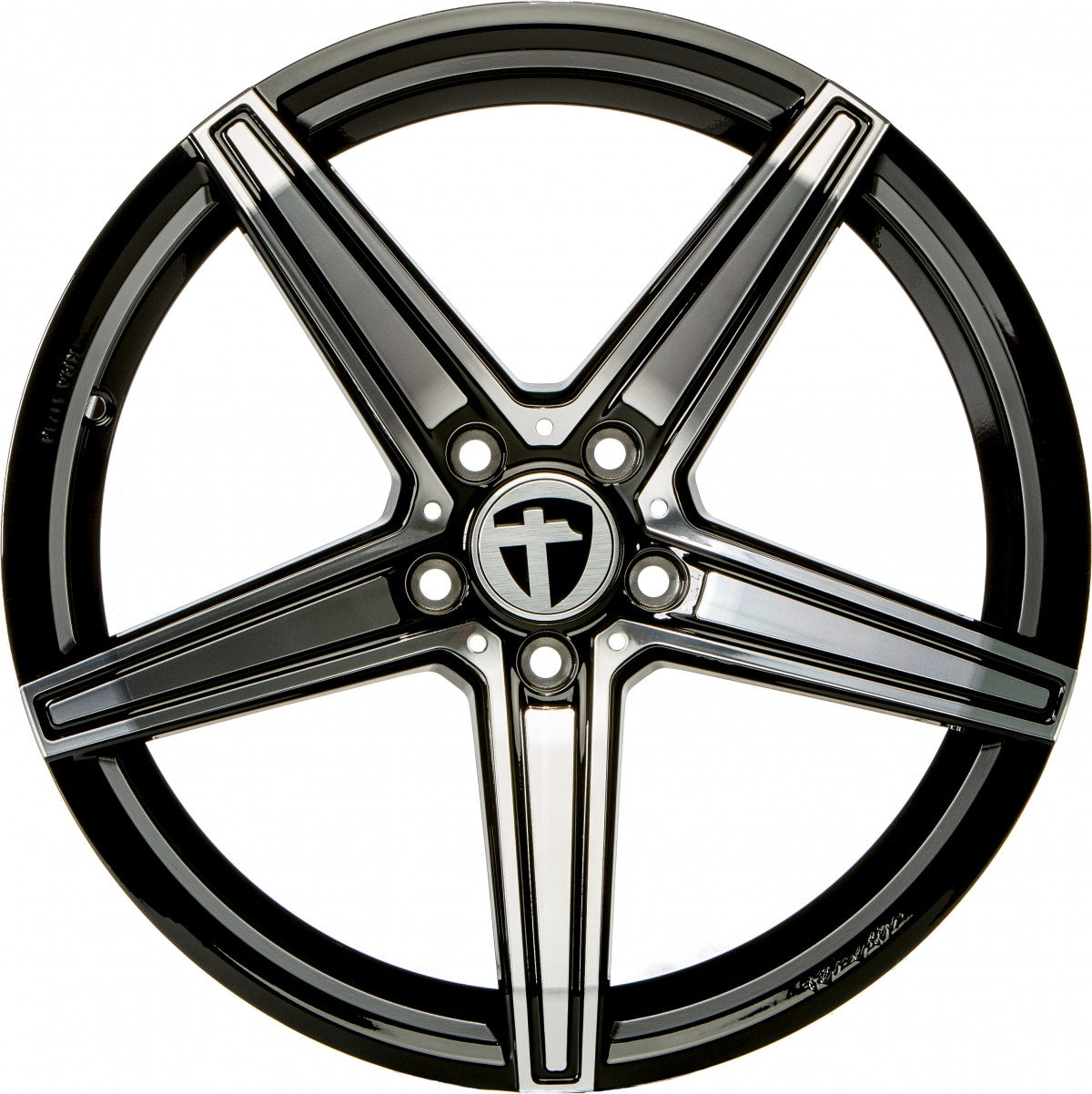 Tomason TN20 dark hyperblack polished 8x18 ET35 - LK5/112 ML72.6