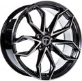 Tomason TN22 dark hyperblack polished Alufelge 8x18 Zoll ET40 LK 5x100 ML63.4