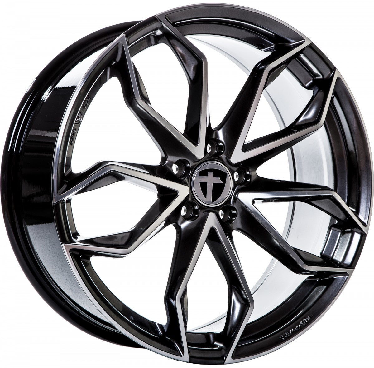 Tomason TN22 dark hyperblack polished 8x18 ET48 - LK5/112 ML72.6