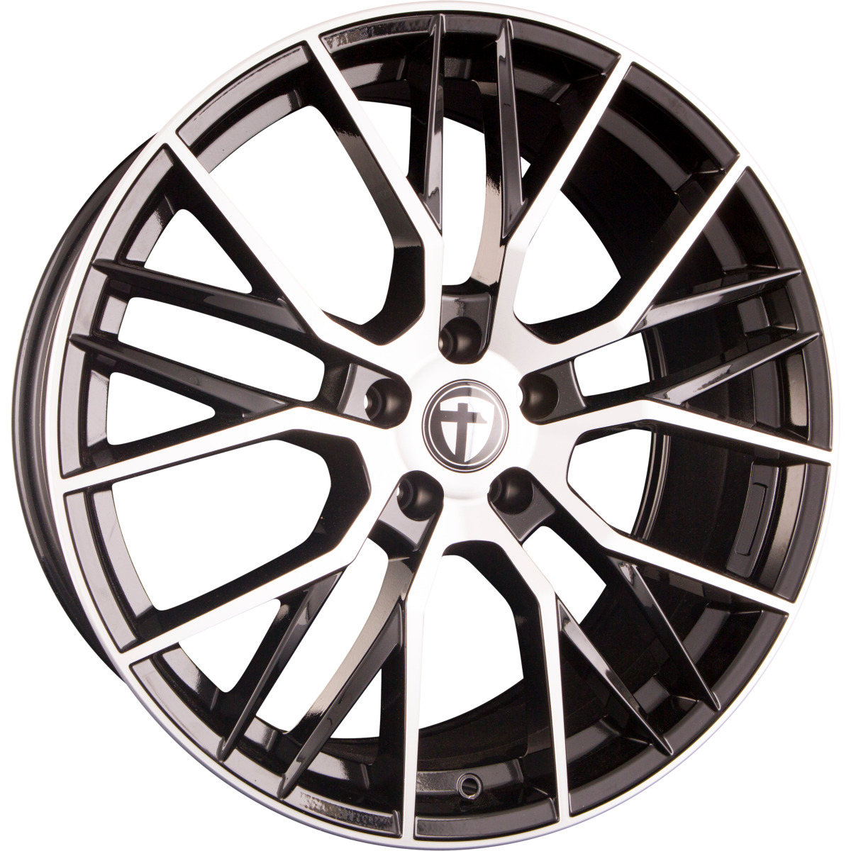 Tomason TN23 black diamond polished Alufelge 9x21 Zoll ET40 LK 5x114.3 ML67.1 – Bild 4