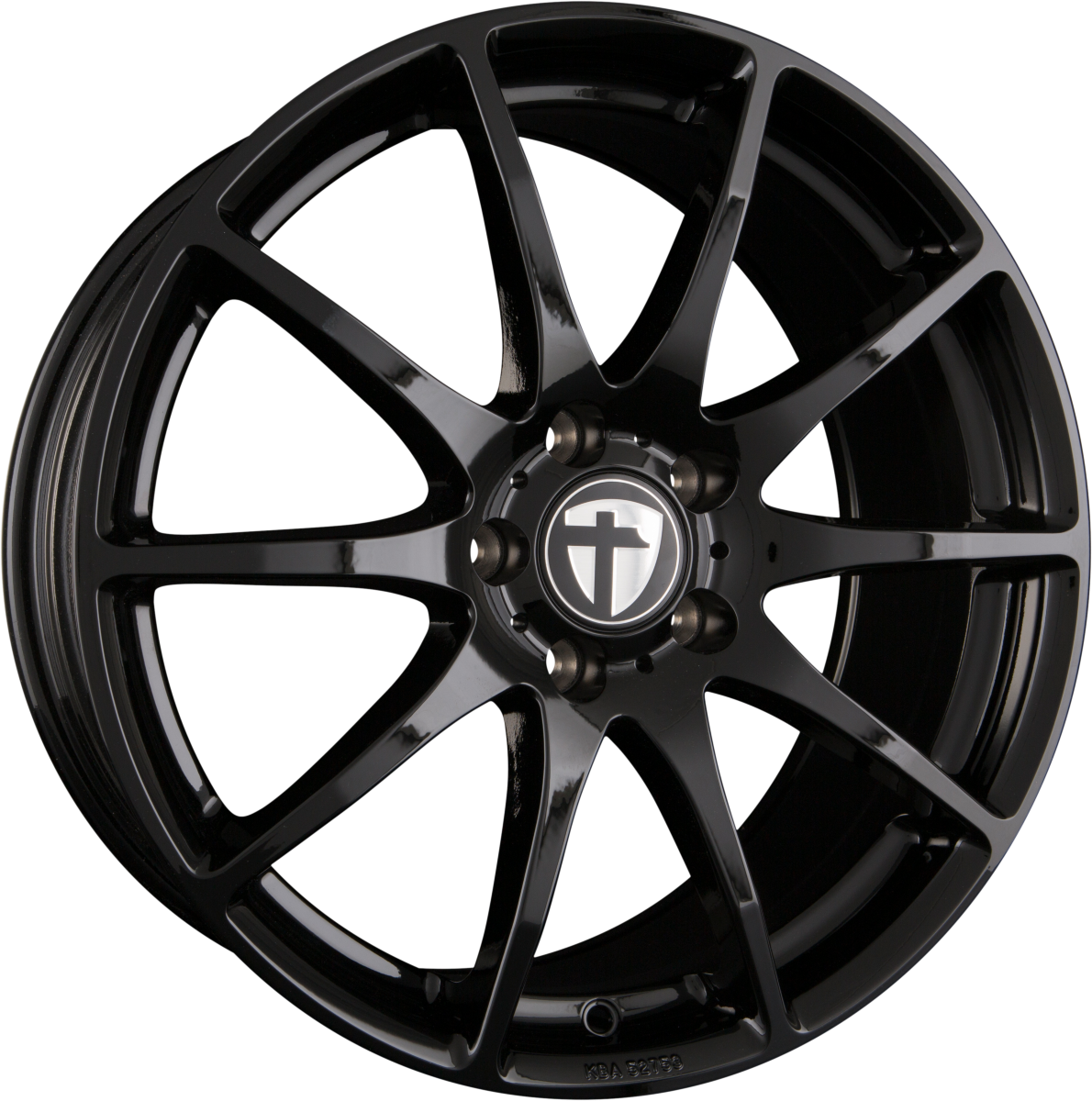 Tomason TN1 black painted Alufelge 8x18 Zoll ET45 LK 5x108 ML72.6 – Bild 6