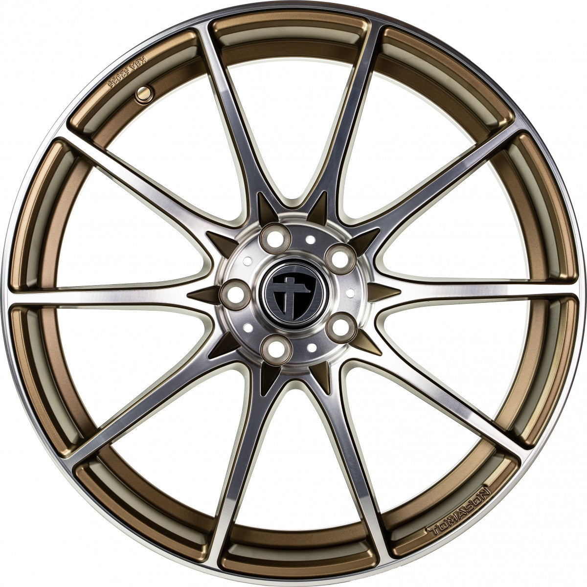 Tomason TN25 Superlight mattbronze polished Alufelge – Bild 2