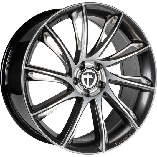 Tomason TN24 dark hyperblack rim polished 8.5x20 ET45 - LK5/108 ML72.6