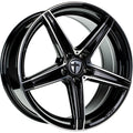 Tomason TN20 black polished Alufelge 8.5x19 Zoll ET45 LK 5x108 ML72.6