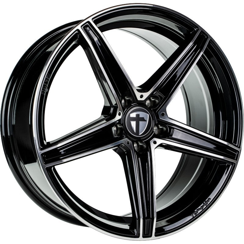 Tomason TN20 black polished 8.5x20 ET45 - LK5/112 ML72.6