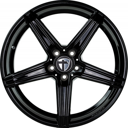 Tomason TN20 black painted 8x18 ET35 - LK5/100 ML63.4