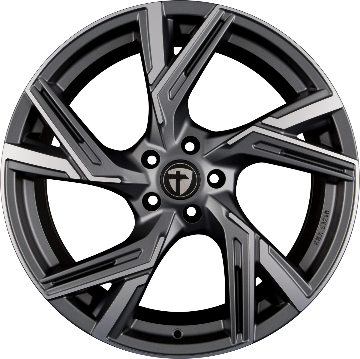 Tomason AR1 anthracite diamond polished Alufelge 8.5x19 Zoll ET45 LK 5x112 ML66.6 – Bild 2