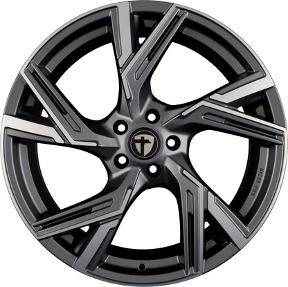 Tomason AR1 anthracite diamond polished Alufelge 8.5x19 Zoll ET45 LK 5x112 ML66.6 – Bild 2