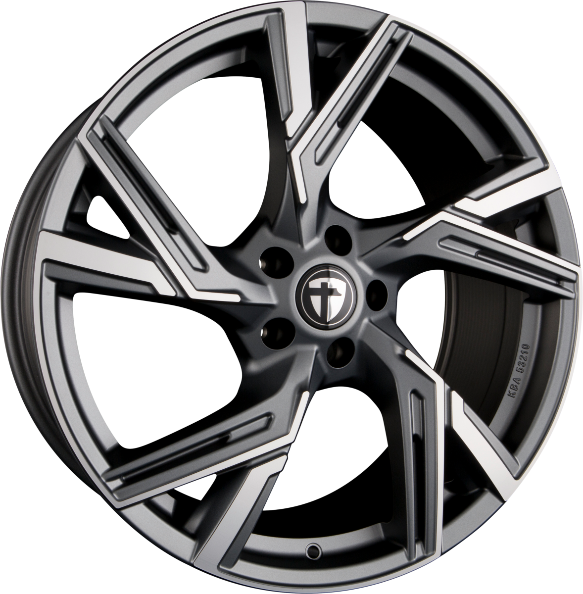 Tomason AR1 anthracite diamond polished Alufelge 8.5x19 Zoll ET45 LK 5x112 ML66.6 – Bild 3