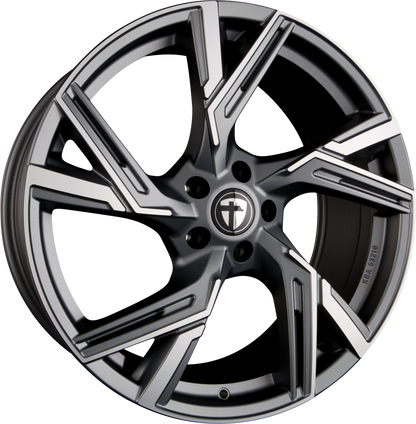 Tomason AR1 anthracite diamond polished Alufelge 8.5x19 Zoll ET45 LK 5x112 ML66.6 – Bild 3