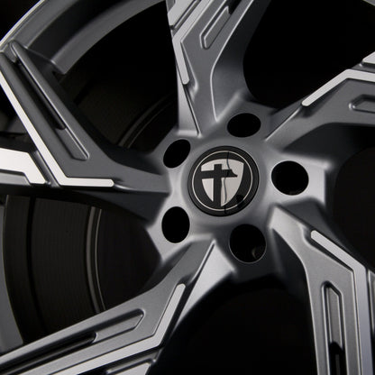 Tomason AR1 anthracite diamond polished Alufelge 8.5x19 Zoll ET45 LK 5x112 ML66.6 – Bild 5