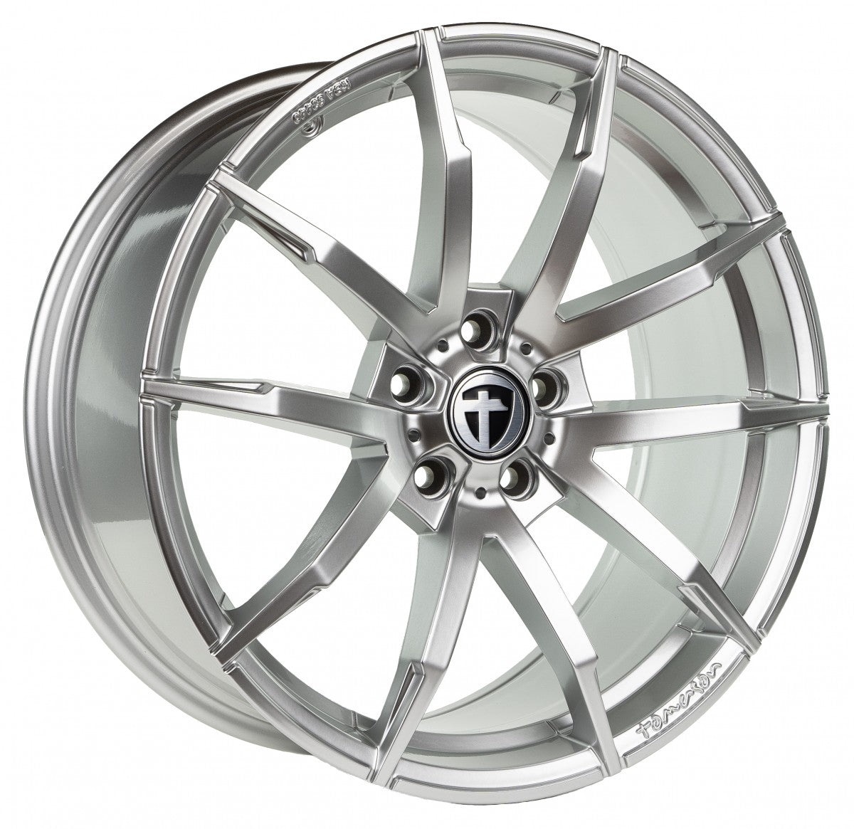 Tomason TN10 high gloss silver 8.5x19 ET30 - LK5/112 ML72.6