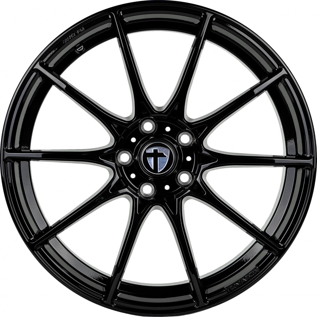 Tomason TN25 Superlight black painted 8x18 ET45 - LK5/100 ML63.4