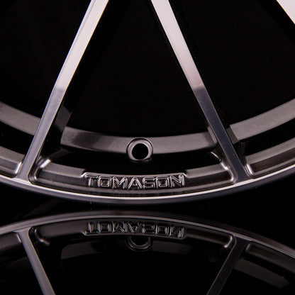 Tomason TN26 Light dark hyperblack polished Alufelge 8.5x19 Zoll ET45 LK 5x114.3 ML72.6 – Bild 6