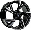 Tomason AR1 black diamond polished Alufelge 9.5x22 Zoll ET36 LK 5x112 ML66.6