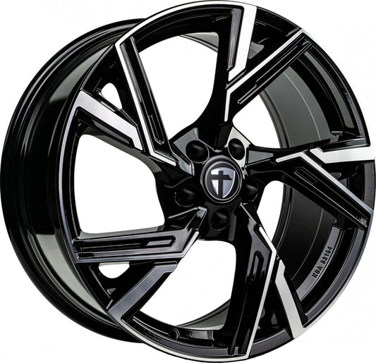 Tomason AR1 black diamond polished 9.5x22 ET36 - LK5/112 ML66.6