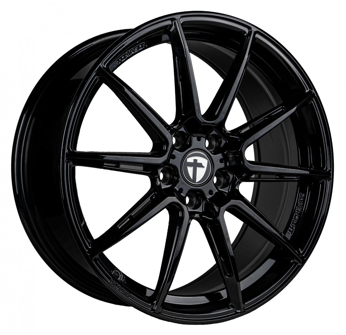 Tomason TN27 Superlight black painted Alufelge 8.5x19 Zoll ET35 LK 5x120 ML72.6