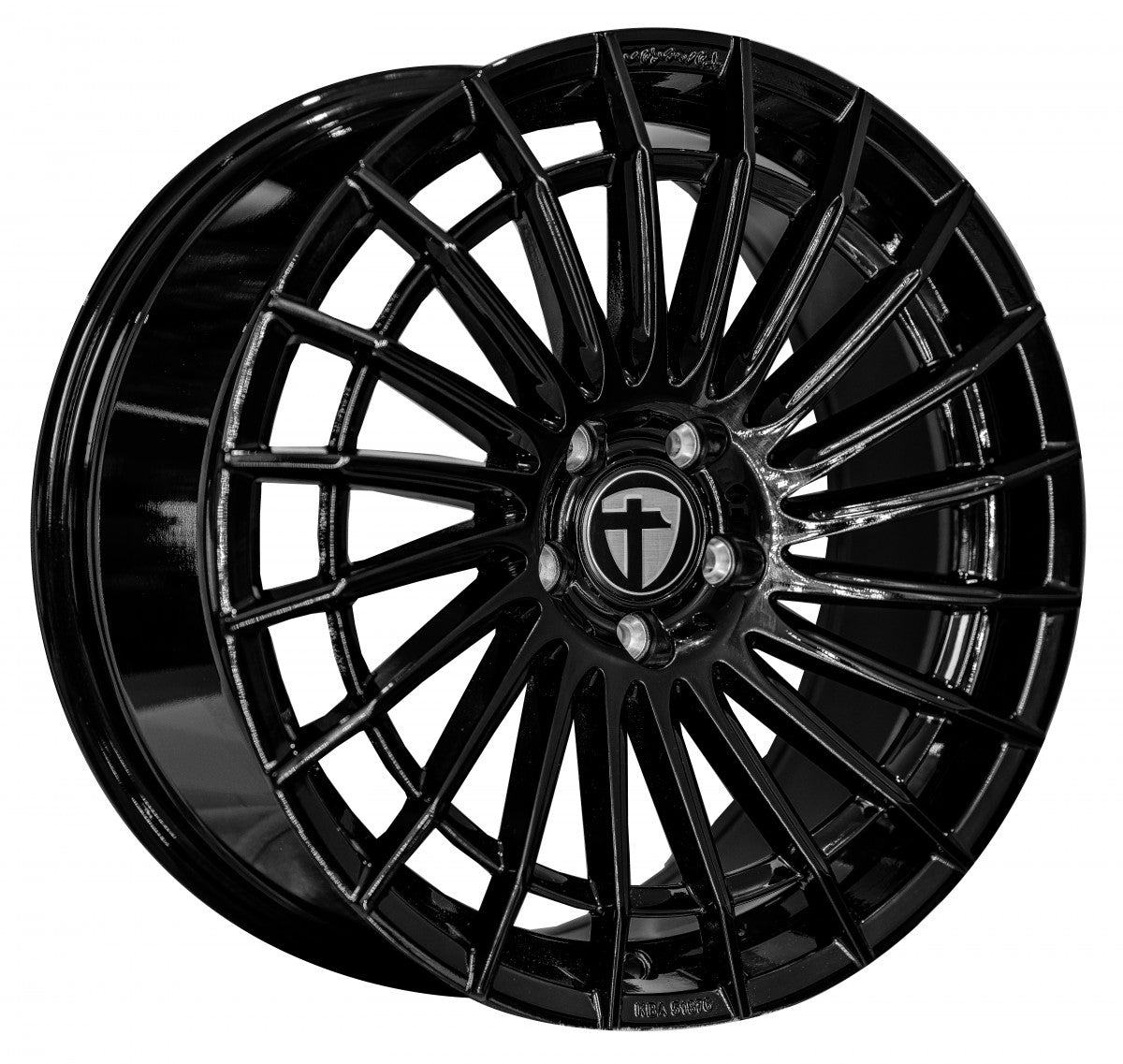Tomason TN21 black painted 8.5x19 ET45 - LK5/112 ML72.6