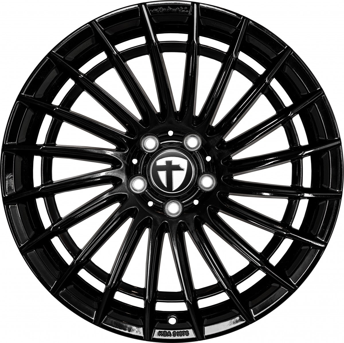 Tomason TN21 black painted 8.5x19 ET45 - LK5/112 ML72.6