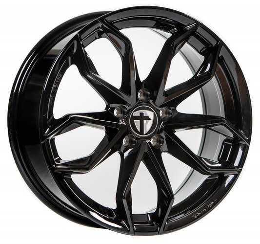 Tomason TN22 black painted 10x22 ET45 - LK5/112 ML66.6