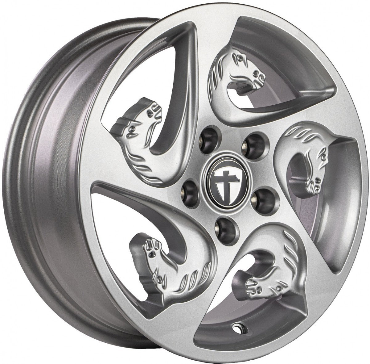 Tomason TR-Horse silver 6x15 ET30 - LK5/112 ML66.5