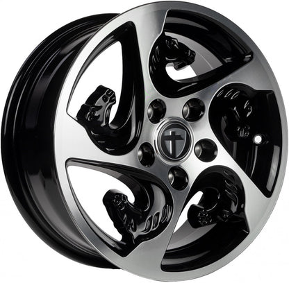 Tomason TR-Horse black polished 6x15 ET30 - LK5/112 ML66.5