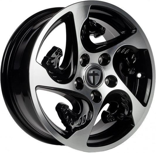 Tomason TR-Horse black polished 6x15 ET30 - LK5/112 ML66.5
