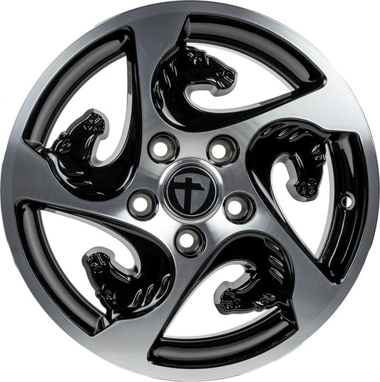Tomason TR-Horse black polished 6x15 ET30 - LK5/112 ML66.5