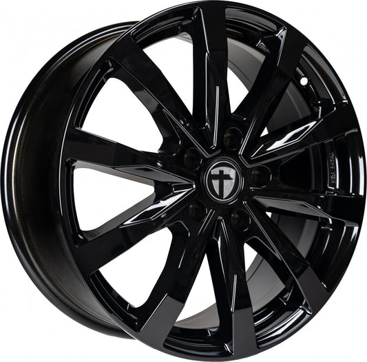 Tomason TN28 black painted 7.5x18 ET45 - LK5/108 ML72.6