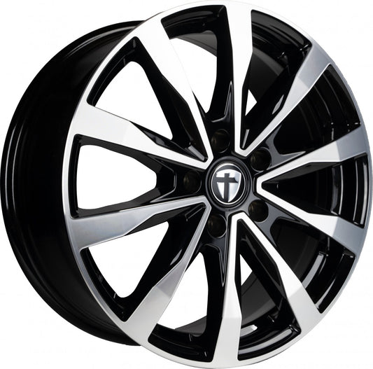 Tomason TN28 black polished 7.5x18 ET53 - LK5/120 ML65.1