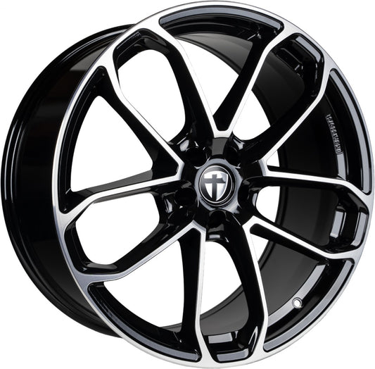 Tomason AR2 black polished 9.5x21 ET31 - LK5/112 ML66.6