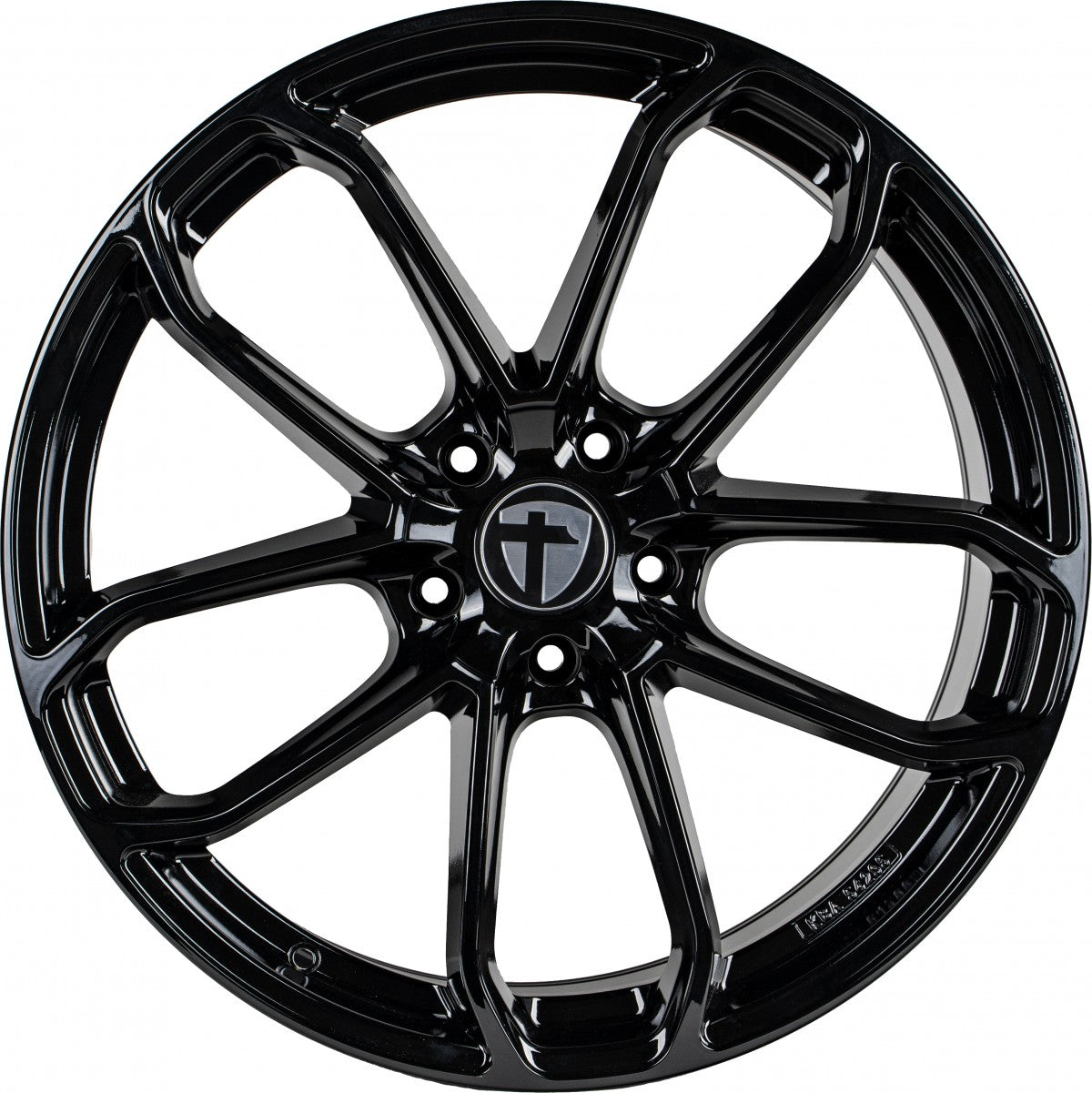 Tomason AR2 black glossy 11x22 ET52 - LK5/130 ML71.6