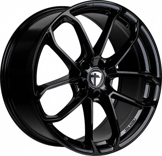 Tomason AR2 black glossy 9.5x21 ET46 - LK5/130 ML71.6