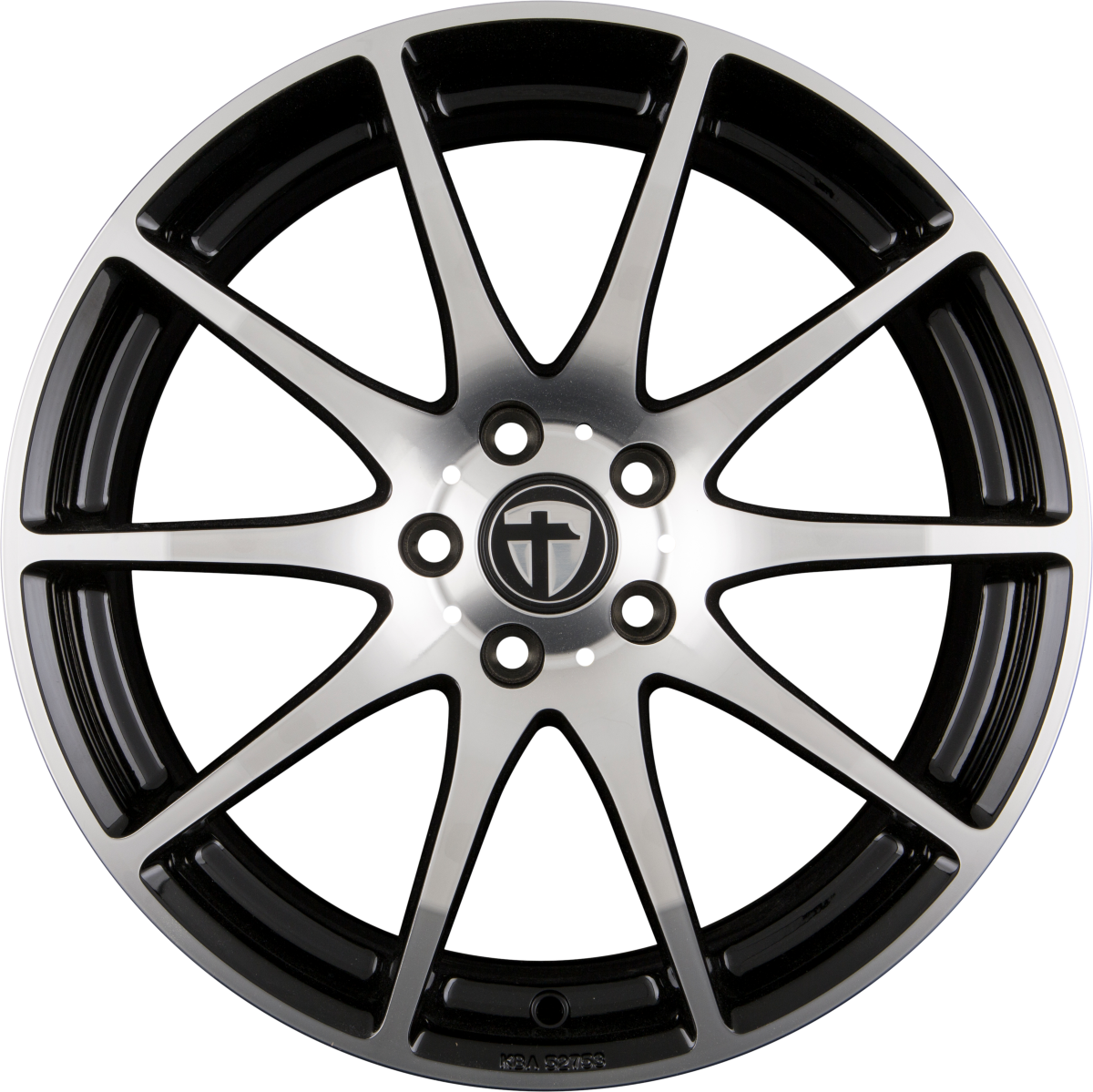 Tomason TN1 Flow black polished Alufelge 8x20 Zoll ET45 LK 5x114.3 ML72.6 – Bild 3