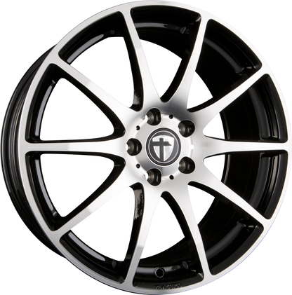 Tomason TN1 Flow black polished Alufelge 8x20 Zoll ET45 LK 5x114.3 ML72.6 – Bild 4