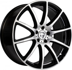 Tomason TN1 Flow black polished Alufelge 8x20 Zoll ET45 LK 5x112 ML66.6