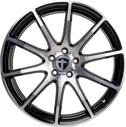 Tomason TN1 Flow black polished 8x20 ET45 - LK5/112 ML66.6