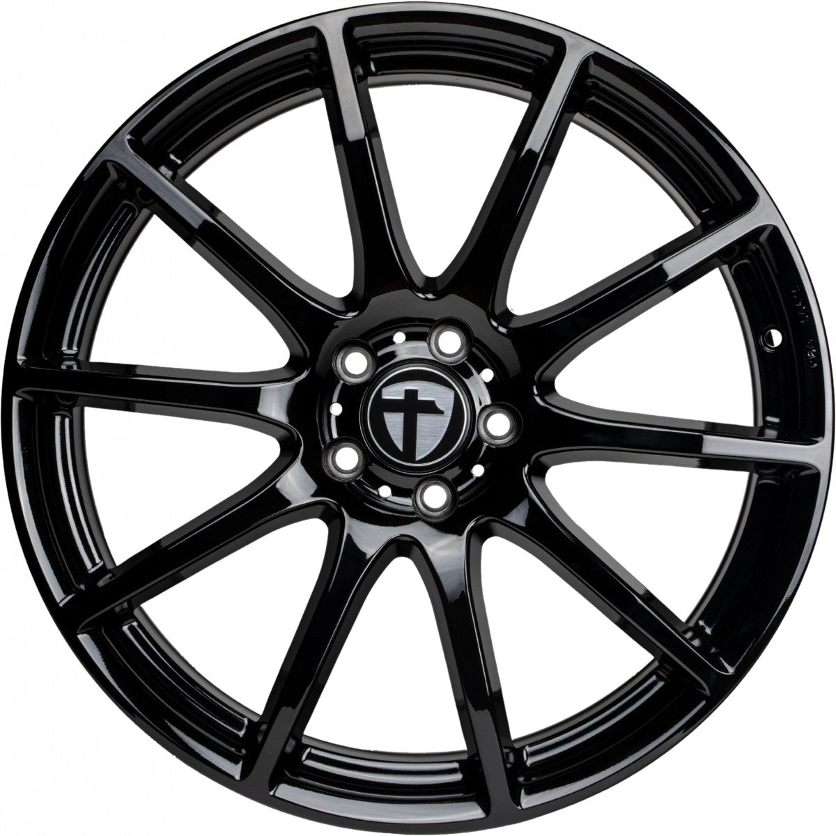 Tomason TN1 Flow black painted 9x20 ET50 - LK5/108 ML72.6